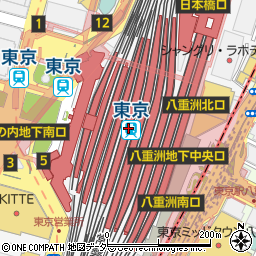 コスメロフトグランスタ東京店周辺の地図