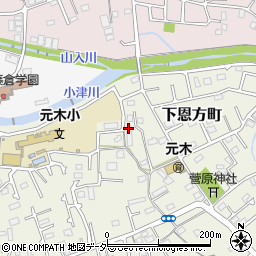 東京都八王子市下恩方町552周辺の地図