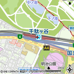 千駄ケ谷駅周辺の地図