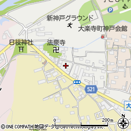 東京都八王子市大楽寺町93周辺の地図