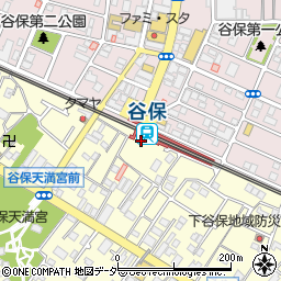 東京都国立市谷保5008周辺の地図
