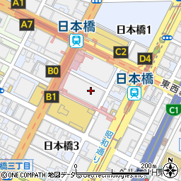東京都中央区日本橋2丁目周辺の地図