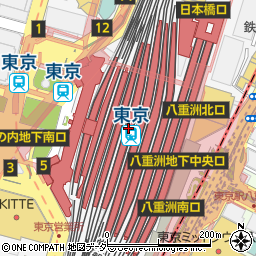 成城石井グランゲート東京駅店周辺の地図