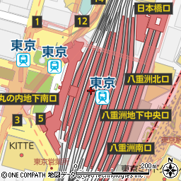 Japanese Malt Whisky SAKURA グランスタ東京店周辺の地図