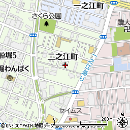 東京都江戸川区二之江町1389周辺の地図