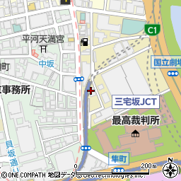 東京都千代田区隼町3周辺の地図