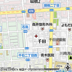 東京都江東区千田9周辺の地図