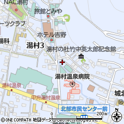 湯村ホテルＢ＆Ｂ駐車場周辺の地図
