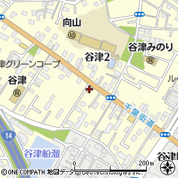 すき家１４号習志野谷津店周辺の地図