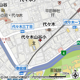 東京都渋谷区代々木3丁目49-3周辺の地図