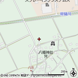 千葉県匝瑳市高1203周辺の地図