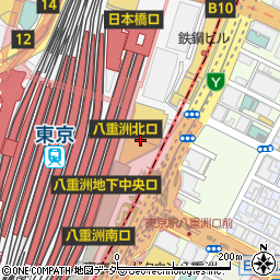ミキハウス東京大丸店周辺の地図