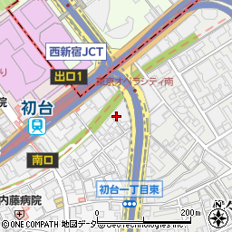 東京都渋谷区初台1丁目46周辺の地図