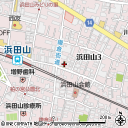 セブンイレブン浜田山鎌倉街道店周辺の地図