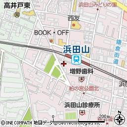 サザン調剤薬局浜田山店周辺の地図