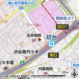 ガイア初台ビル周辺の地図