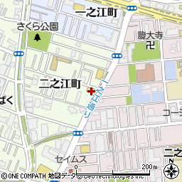 東京都江戸川区二之江町1386周辺の地図