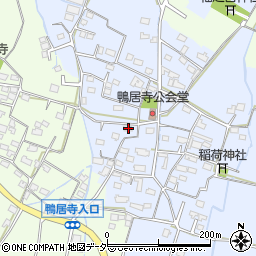 山梨県山梨市鴨居寺416周辺の地図