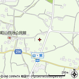 山梨県甲州市勝沼町山1110周辺の地図