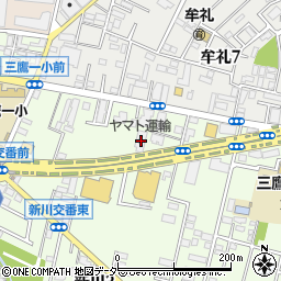 ヤマト運輸三鷹東支店周辺の地図