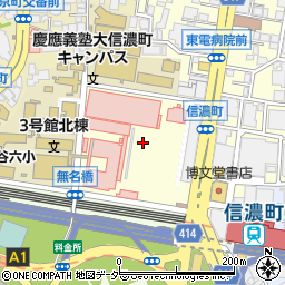 東京都新宿区信濃町35周辺の地図