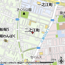 東京都江戸川区二之江町1390周辺の地図