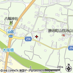 山梨県甲州市勝沼町山915周辺の地図