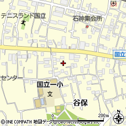 東京都国立市谷保5940周辺の地図
