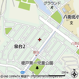 千葉県八街市泉台周辺の地図
