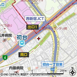 東京都渋谷区初台1丁目48周辺の地図