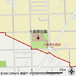 十倉厚生園周辺の地図