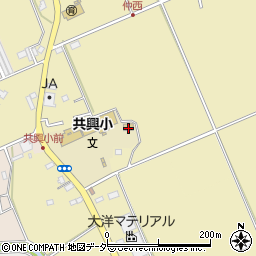 匝瑳市立　共興児童クラブ周辺の地図