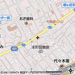 スズキアリーナ西新宿周辺の地図