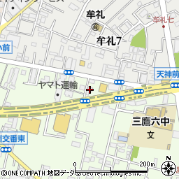 東京都三鷹市新川3丁目1-12周辺の地図