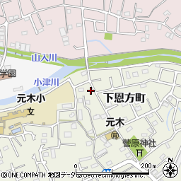 東京都八王子市下恩方町549周辺の地図