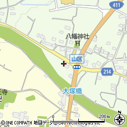 山梨県甲州市勝沼町山1129周辺の地図