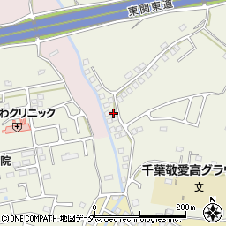 千葉県四街道市内黒田420-3周辺の地図