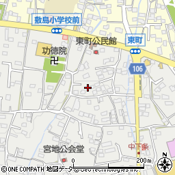 山梨県甲斐市中下条1712周辺の地図