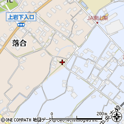 山梨県山梨市落合710周辺の地図