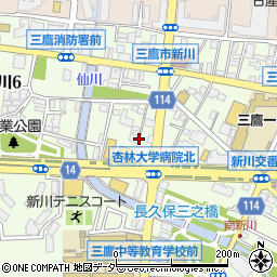 なの花薬局　三鷹・新川店周辺の地図