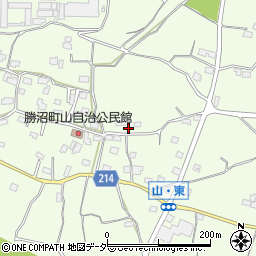 山梨県甲州市勝沼町山1005-1周辺の地図