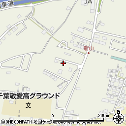 千葉県四街道市内黒田348周辺の地図