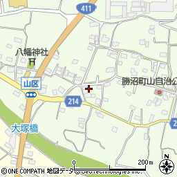 山梨県甲州市勝沼町山916周辺の地図