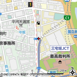 東京都千代田区隼町3-16周辺の地図