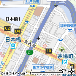 東京都中央区日本橋兜町10周辺の地図