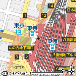 麦と卵　東京駅八重洲北口店周辺の地図