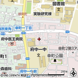 【第1中学校北側】松本宅akippa駐車場周辺の地図