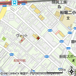 ファミリーマート船堀駅南口店周辺の地図