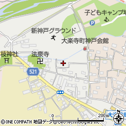 東京都八王子市大楽寺町102周辺の地図