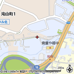 東京都八王子市左入町817周辺の地図